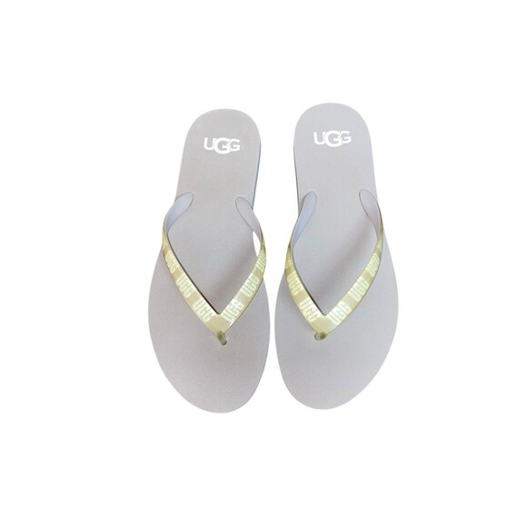 UGG Sink Graphic Flip Flops Size 12 - Picture 1 of 3